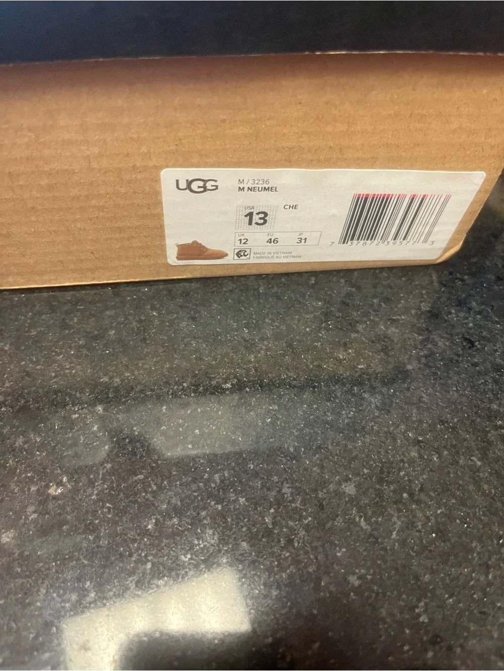 UGG Neumel Boot 'Chestnut' model is 3236